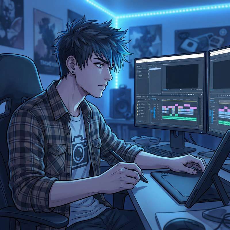 老司机视频剪辑师陈浩然